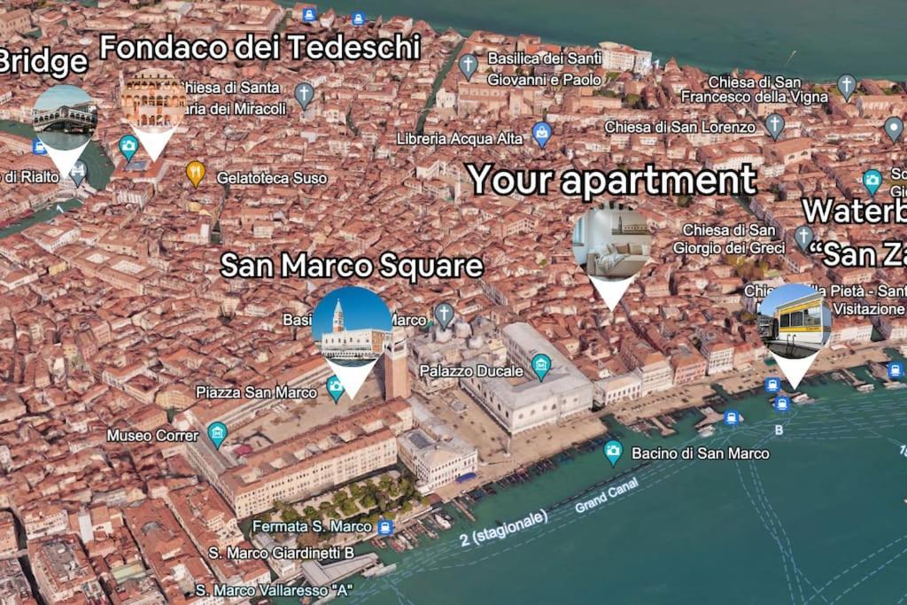 2 Min Da Piazza San Marco L-Home Venezia Eksteriør bilde